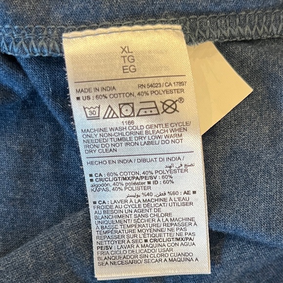 Old Navy men’s polo size extra large - XL blue - Picture 5 of 5